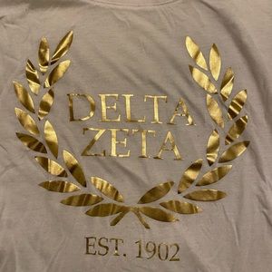Delta Zeta golf foiled shirt | DZ